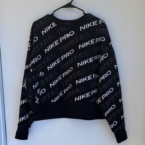 Nike Pro Dri-Fit Crew Neck Pullover Sweatshirt